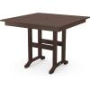 Martha Stewart by POLYWOOD® Chinoiserie 5-Piece Farmhouse Dining Set in White(Mahogany)