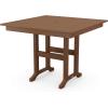Martha Stewart by POLYWOOD® Chinoiserie 5-Piece Farmhouse Dining Set in White(Teak)