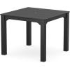 Martha Stewart by POLYWOOD® Chinoiserie 5-Piece Parsons Dining Set (Exclusive) in Teak(Black)