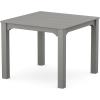 Martha Stewart by POLYWOOD® Chinoiserie 5-Piece Parsons Dining Set (Exclusive) in Teak(Slate Grey)