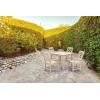 Martha Stewart by POLYWOOD® Chinoiserie 5-Piece Parsons Dining Set (Exclusive) in Teak(Teak)
