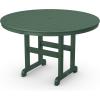 Martha Stewart by POLYWOOD® Chinoiserie 5-Piece Round Farmhouse Dining Set in Slate Grey(Green)