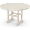 Martha Stewart by POLYWOOD® Chinoiserie 5-Piece Round Farmhouse Dining Set in Slate Grey(Sand)