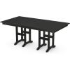 Martha Stewart by POLYWOOD® Chinoiserie 6-Piece Farmhouse Dining Set with Bench in Green(Black)