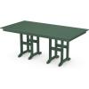 Martha Stewart by POLYWOOD® Chinoiserie 6-Piece Farmhouse Dining Set with Bench in Green(Green)