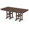 Martha Stewart by POLYWOOD® Chinoiserie 6-Piece Farmhouse Dining Set with Bench in Green(Mahogany)
