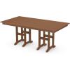Martha Stewart by POLYWOOD® Chinoiserie 6-Piece Farmhouse Dining Set with Bench in Green(Teak)