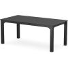 Martha Stewart by POLYWOOD® Chinoiserie 7-Piece Parsons Dining Set (Exclusive) in Black(Black)