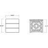 Martha Stewart by POLYWOOD® Chinoiserie Accent Table in Black(Sand)