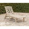 Martha Stewart by POLYWOOD® Chinoiserie Chaise Lounge in Teak(Mahogany)