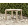 Martha Stewart by POLYWOOD® Chinoiserie Parsons 38″ Square Dining Table in Black(Mahogany)