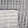 Martha Stewart x SAFAVIEH Outdoor Area Rug Collection – 6’5″ Round, Navy, Weather Resistant & Washable, Ideal for Patio, Backyard, Mudroom, Deck, Dining Space (MSR4490N)(Grey)
