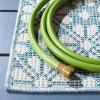 Martha Stewart x SAFAVIEH Outdoor Area Rug Collection – 8′ x 10′, Blue & Beige, Weather Resistant & Washable, Ideal for Patio, Backyard, Mudroom, Deck, Dining Space (MSR4491M)(Blue/Beige)