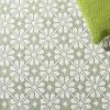 Martha Stewart x SAFAVIEH Outdoor Area Rug Collection – 8′ x 10′, Blue & Beige, Weather Resistant & Washable, Ideal for Patio, Backyard, Mudroom, Deck, Dining Space (MSR4491M)(Green/Ivory)