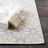 Martha Stewart x SAFAVIEH Outdoor Area Rug Collection – 8′ x 10′, Blue & Beige, Weather Resistant & Washable, Ideal for Patio, Backyard, Mudroom, Deck, Dining Space (MSR4491M)(Grey/Ivory)