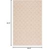 Martha Stewart x SAFAVIEH Outdoor Area Rug Collection – 8′ x 10′, Blue & Beige, Weather Resistant & Washable, Ideal for Patio, Backyard, Mudroom, Deck, Dining Space (MSR4491M)(Natural/Beige)