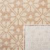 Martha Stewart x SAFAVIEH Outdoor Area Rug Collection – 8′ x 10′, Blue & Beige, Weather Resistant & Washable, Ideal for Patio, Backyard, Mudroom, Deck, Dining Space (MSR4491M)(Natural/Beige)