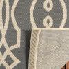 Martha Stewart x SAFAVIEH Outdoor Area Rug Collection – 8′ x 11’2″, Azurite, Weather Resistant & Washable, Ideal for Patio, Backyard, Mudroom, Deck, Dining Space (MSR4220-233)(Cement)