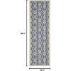 Martha Stewart x SAFAVIEH Outdoor Area Rug Collection – 8′ x 11’2″, Azurite, Weather Resistant & Washable, Ideal for Patio, Backyard, Mudroom, Deck, Dining Space (MSR4220-233)(Azurite)