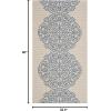 Martha Stewart x SAFAVIEH Outdoor Area Rug Collection – 8′ x 11’2″, Azurite, Weather Resistant & Washable, Ideal for Patio, Backyard, Mudroom, Deck, Dining Space (MSR4230-233)(Azurite)