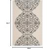 Martha Stewart x SAFAVIEH Outdoor Area Rug Collection – 8′ x 11’2″, Azurite, Weather Resistant & Washable, Ideal for Patio, Backyard, Mudroom, Deck, Dining Space (MSR4230-233)(Silhouette)