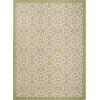 Martha Stewart x SAFAVIEH Outdoor Area Rug Collection – 8′ x 11’2″, Beige & Sweet Pea, Weather Resistant & Washable, Ideal for Patio, Backyard, Mudroom, Deck, Dining Space (MSR4262)(Beige/Sweet Pea)