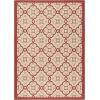 Martha Stewart x SAFAVIEH Outdoor Area Rug Collection – 8′ x 11’2″, Beige & Sweet Pea, Weather Resistant & Washable, Ideal for Patio, Backyard, Mudroom, Deck, Dining Space (MSR4262)(Bougainvillea)