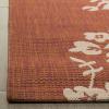 Martha Stewart x SAFAVIEH Outdoor Area Rug Collection – 8′ x 11’2″, Cinnamon Stick, Weather Resistant & Washable, Ideal for Patio, Backyard, Mudroom, Deck, Dining Space (MSR4256-241)(Hickory)