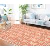 Martha Stewart x SAFAVIEH Outdoor Area Rug Collection – 8′ x 11’2″, Cinnamon Stick, Weather Resistant & Washable, Ideal for Patio, Backyard, Mudroom, Deck, Dining Space (MSR4220-011)