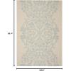 Martha Stewart x SAFAVIEH Outdoor Area Rug Collection – 8′ x 11’2″, Cinnamon Stick, Weather Resistant & Washable, Ideal for Patio, Backyard, Mudroom, Deck, Dining Space (MSR4256-241)(Rainwater)