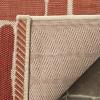 Martha Stewart x SAFAVIEH Outdoor Area Rug Collection – 8′ x 11’2″, Cream & Sweet Pea, Weather Resistant & Washable, Ideal for Patio, Backyard, Mudroom, Deck, Dining Space (MSR4289-325)(Beige/Red)