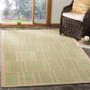 Martha Stewart x SAFAVIEH Outdoor Area Rug Collection – 8′ x 11’2″, Cream & Sweet Pea, Weather Resistant & Washable, Ideal for Patio, Backyard, Mudroom, Deck, Dining Space (MSR4289-325)(Beige/Anthracite)