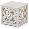 Martha Stewart by POLYWOOD® Chinoiserie Accent Table in Black(Sand)