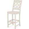 Martha Stewart by POLYWOOD® Chinoiserie Bar Side Chair in Black(Sand)