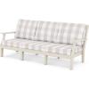 Sand / Buffalo Plaid Dune Burlap