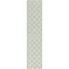 Martha Stewart x SAFAVIEH Outdoor Area Rug Collection – 8′ x 10′, Blue & Beige, Weather Resistant & Washable, Ideal for Patio, Backyard, Mudroom, Deck, Dining Space (MSR4491M)(Green/Ivory)