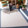 Martha Stewart x SAFAVIEH Outdoor Area Rug Collection – 8′ x 10′, Blue & Beige, Weather Resistant & Washable, Ideal for Patio, Backyard, Mudroom, Deck, Dining Space (MSR4491M)(Pink/Ivory)