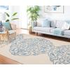 Martha Stewart x SAFAVIEH Outdoor Area Rug Collection – 8′ x 11’2″, Azurite, Weather Resistant & Washable, Ideal for Patio, Backyard, Mudroom, Deck, Dining Space (MSR4230-233)(Azurite)