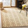 Martha Stewart x SAFAVIEH Outdoor Area Rug Collection – 8′ x 11’2″, Azurite, Weather Resistant & Washable, Ideal for Patio, Backyard, Mudroom, Deck, Dining Space (MSR4220-233)(Hickory)