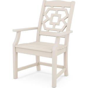 Martha Stewart by POLYWOOD® Chinoiserie Dining Arm Chair in Green(Sand)