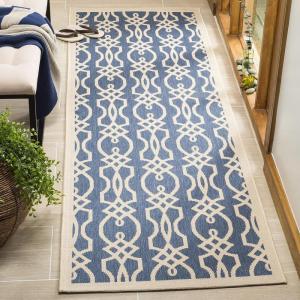 Martha Stewart x SAFAVIEH Outdoor Area Rug Collection – 8′ x 11’2″, Azurite, Weather Resistant & Washable, Ideal for Patio, Backyard, Mudroom, Deck, Dining Space (MSR4220-233)(Azurite)