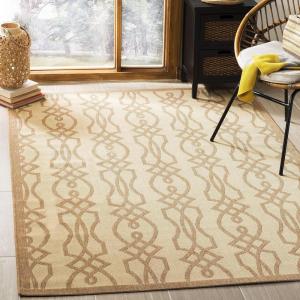 Martha Stewart x SAFAVIEH Outdoor Area Rug Collection – 8′ x 11’2″, Azurite, Weather Resistant & Washable, Ideal for Patio, Backyard, Mudroom, Deck, Dining Space (MSR4220-233)(Hickory)