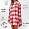 Peace Love & Dreams Martha Stewart Sleepwear | Women’s Flannel Nighshirt | Comfortable and Stylish