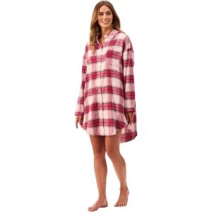 Peace Love & Dreams Martha Stewart Sleepwear | Women’s Flannel Nighshirt | Comfortable and Stylish
