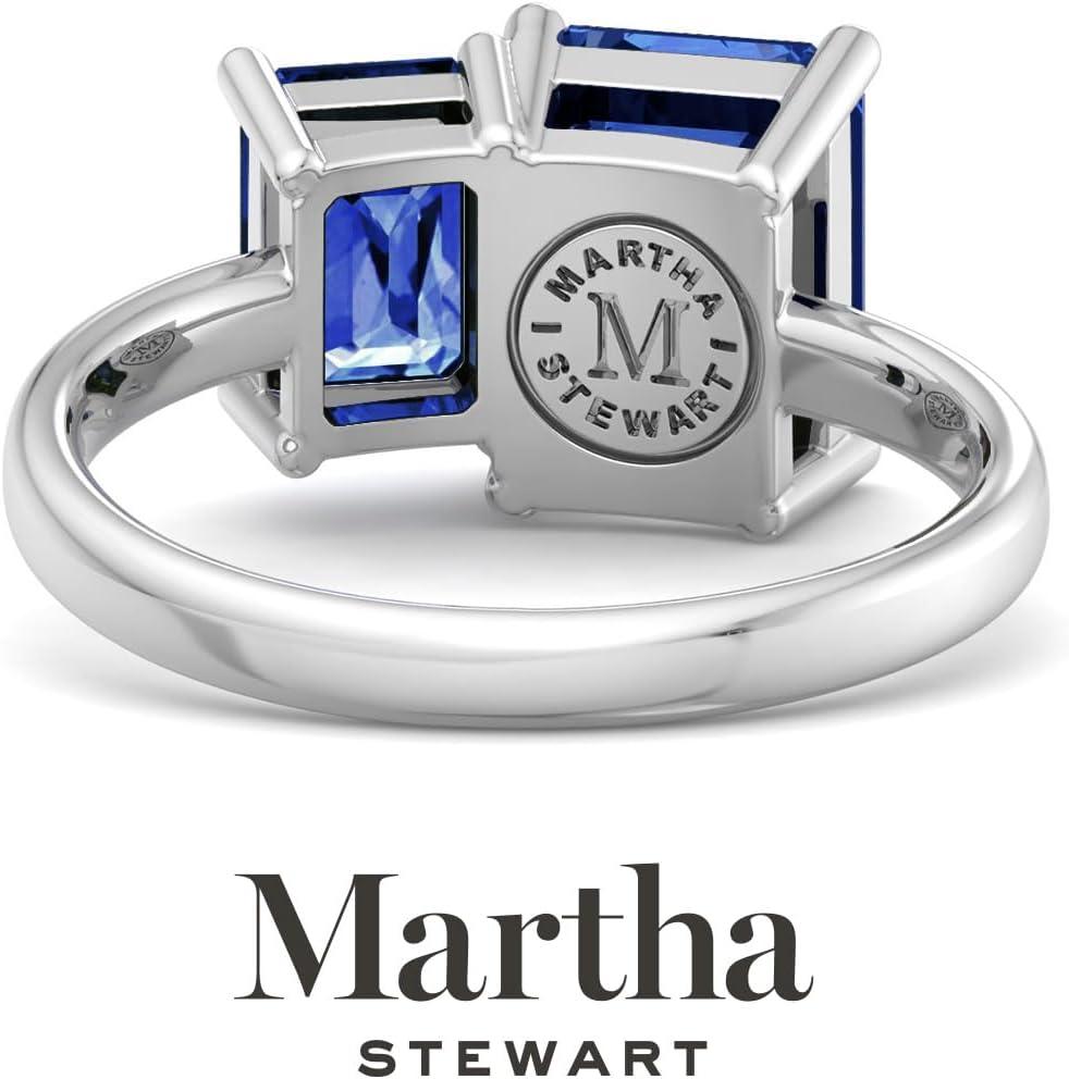 image:imageMartha Stewart 3 14 Carat Two Stone Gemstone Ring For Women in Sterling Silver Gemstone Jewelry For WomenOption 10