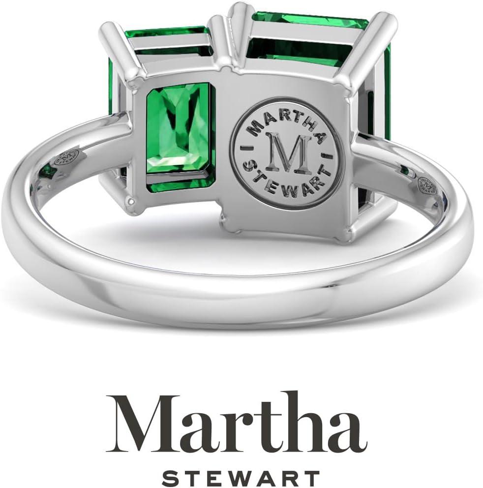 image:imageMartha Stewart 3 14 Carat Two Stone Gemstone Ring For Women in Sterling Silver Gemstone Jewelry For WomenOption 9