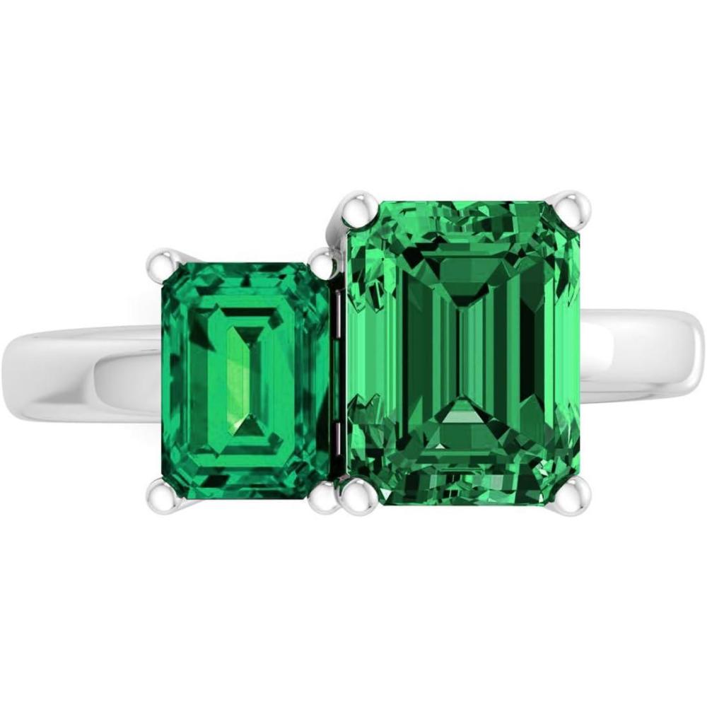 image:imageMartha Stewart 3 14 Carat Two Stone Gemstone Ring For Women in Sterling Silver Gemstone Jewelry For WomenOption 9
