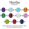 Martha Stewart 10 1/4 Carat Cushion Cut Gemstone Ring with Lab Grown Diamonds in Sterling Silver, Choose Your Gemstone(Citrine)