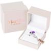 Martha Stewart 3 1/4 Carat Two Stone Gemstone Ring For Women in Sterling Silver, Gemstone Jewelry For Women(Option 8)