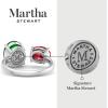 Martha Stewart 3 3/4 Carat Two Stone Gemstone Ring For Women in Sterling Silver, Gemstone Jewelry For Women(Option 2)